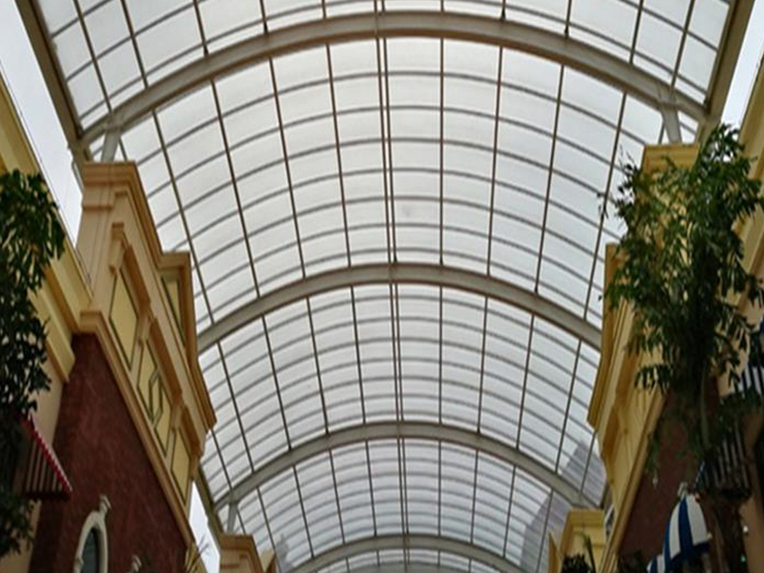 江阴屋面网架顶棚吊装方案